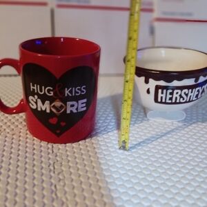 Vintage Red and Black Mug